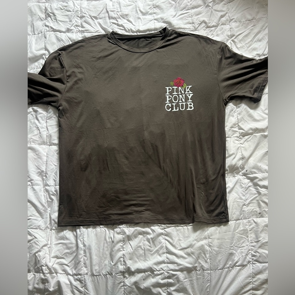 SHEIN Dark Gray Graphic Tee